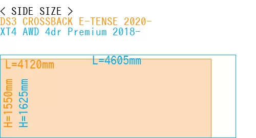 #DS3 CROSSBACK E-TENSE 2020- + XT4 AWD 4dr Premium 2018-
